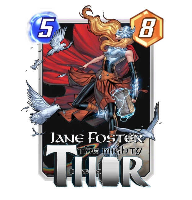 Carta Fan-made de Thor (Jane Foster) - Marvel Snap by JenBNO on DeviantArt